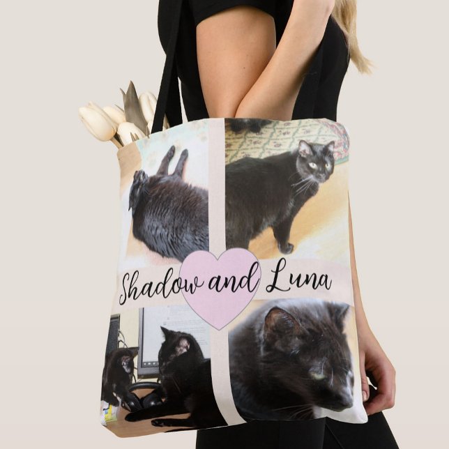 Tote Bag Modèle photo Amis Animaux De Compagnie Avec Nom Pe (Créateur téléchargé)