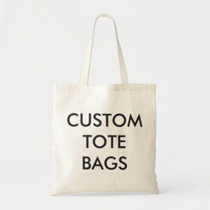 Tote Bag Modèle vierge Fourre-tout Budget personnalisé pers