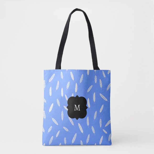 Tote Bag Modern Feathers Luxury Boho Collection (Devant)