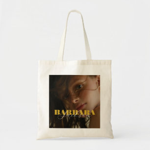 Tote Bag Modern Gold Color Ajouter un nom