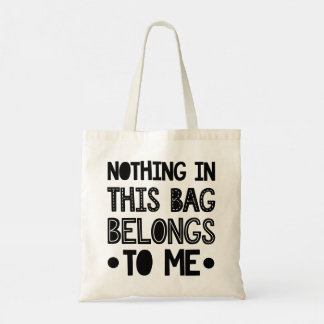 Tote Bag Modern Typography funny Quotes