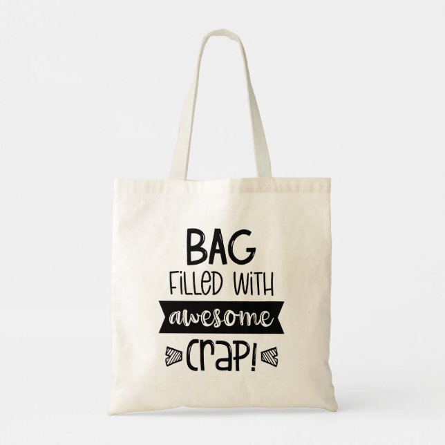 Tote Bag Modern Typography funny Quotes (Dos)