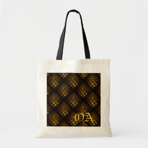 Tote Bag Moderne Bohème Élégant Motif Artistique Abstrait D