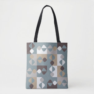 Tote Bag Moderne du milieu du siècle - Caramel de chocolat 
