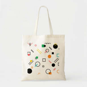 Tote Bag Moderne, espiègle, frais, à la mode, Memphis