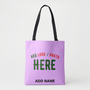 TOTE BAG MODERNE MODERNE PERSONNALISABLE MAUVE VÉRIFIÉE MAR