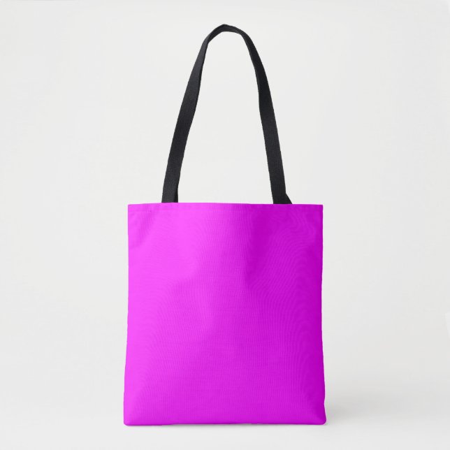 Tote Bag Moderne Neon rose Magenta Fourre-tout (Devant)