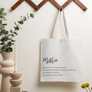 Tote Bag Moderne Simple Meilleure Mère Jamais Meilleure Bea