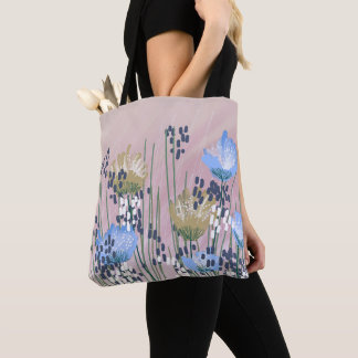 Tote Bag Moderne tendance Floral Abstrait