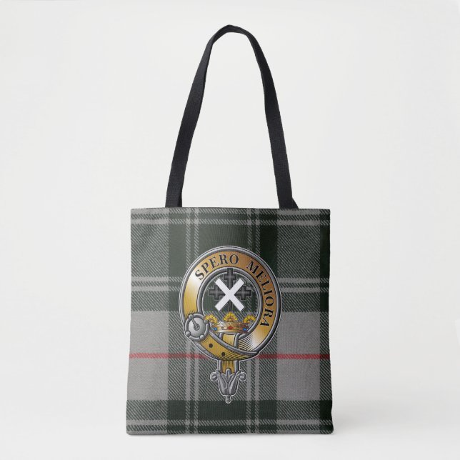 Tote Bag Moffat Tartan & Badge (Devant)