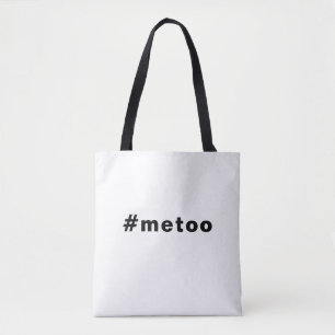 Tote Bag moi aussi, #metoo, orgueil Blanc noir