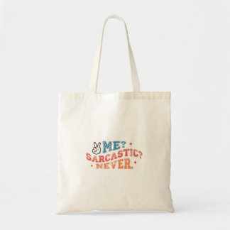 Tote Bag Moi sarcastique jamais