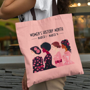Tote Bag Mois de l’histoire des femmes Global Women Pink Fl