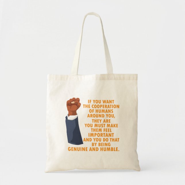 Tote Bag Mois de l'histoire des Noirs (Devant)