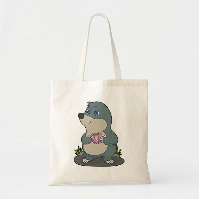 Tote Bag Mole avec Donut (Devant)