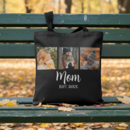 Tote Bag Mom Established Script Black 3 Photo