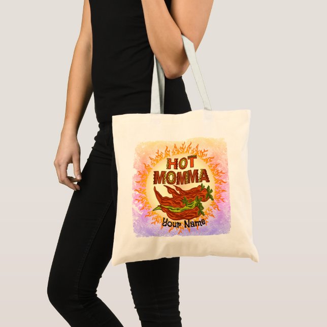 Tote Bag Momma chaud (Devant (produit))