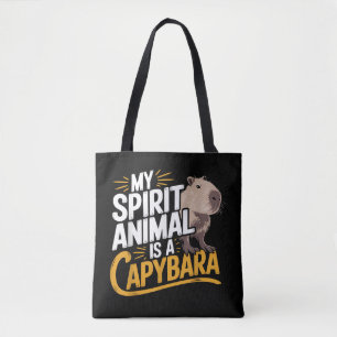 Tote Bag Mon animal spirituel est un capybara Animal mignon