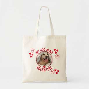 Tote Bag MON CHIEN EST MA VALENTINE Photo