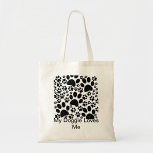 Tote Bag Mon chienchien m'aime Fourre-tout