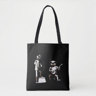 Tote Bag Mon herbe est bleue ! (avec des musiciens de blue