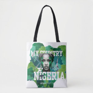 Tote Bag Mon pays, Nigeria – Collection liac.o