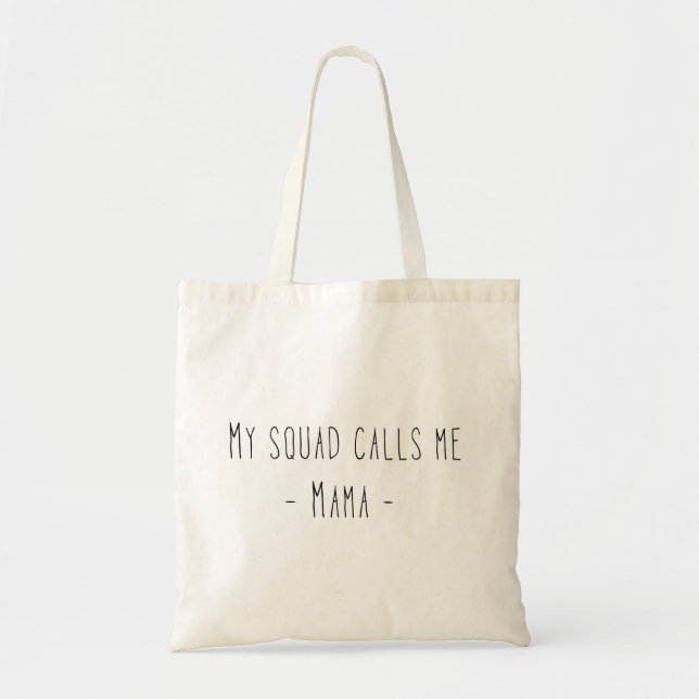 Tote Bag Mon peloton m'appelle maman (Devant)