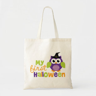 Tote Bag Mon premier hibou de sorcière de Halloween