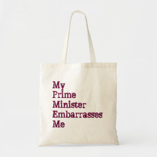 Tote Bag Mon premier ministre m'embarrasse Fourre-tout