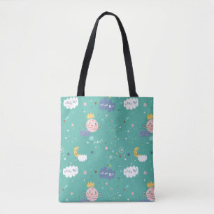 Tote Bag Mon rêve planétaire Gros petit Motif