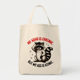 Tote Bag Mon TDAH Est Chronique, Mais Mon Beurre Est Iconiq