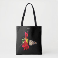 Monarque rouge de dahlia tout au-dessus de _Print