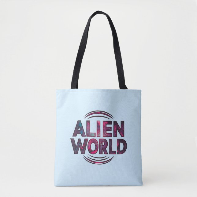 Tote Bag Monde alien (Devant)