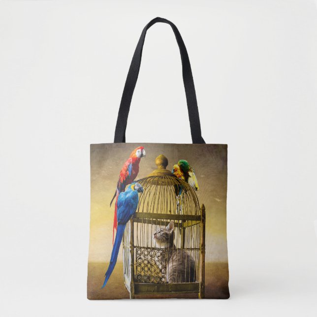 Tote Bag Monde de la cage dorée (Devant)