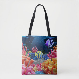 Tote Bag monde sous-marin