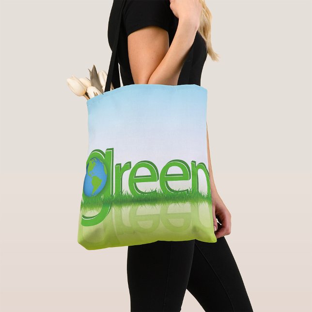 Tote Bag Monde vert (Créateur téléchargé)