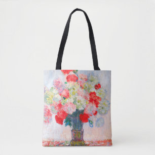 Tote Bag Monet Peonies