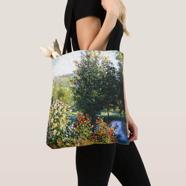 Tote Bag Monet - Roses dans le jardin de Montgeron, (De près)
