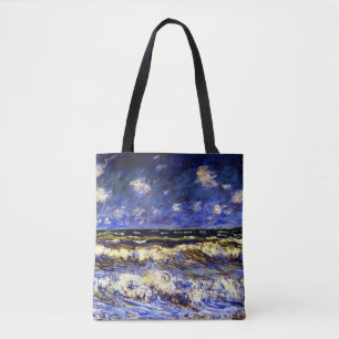 Tote Bag Monet - Une Mer Orageuse