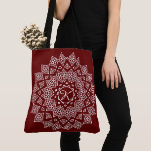 Tote Bag Mongrammed Mandala