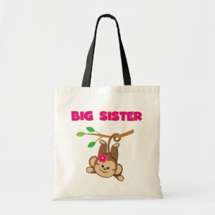 Tote Bag Monkey Big Sister