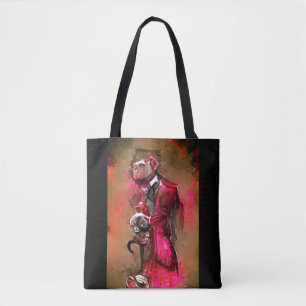 Tote Bag Monkey Butler