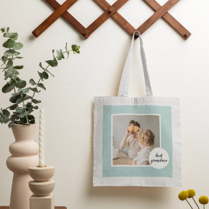 Tote Bag Monnaie Photo Moderne Lovely Grandma Cadeau