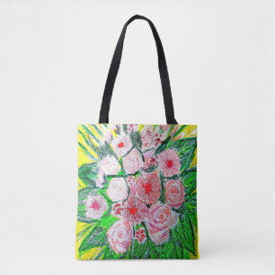 Tote Bag Monochromatique, Roses, Dianthus caryophyllus, Ger