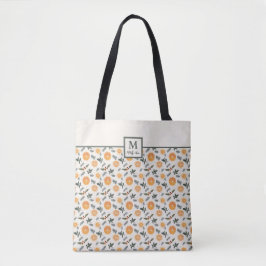 Tote Bag Monogram Citrus Hygge Christmas Fourre-tout