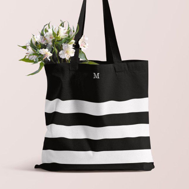 Tote Bag Monogramme | Bandes Chic (Créateur téléchargé)