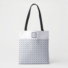 Tote Bag Monogramme classique Snowflake