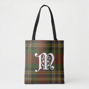 Tote Bag Monogramme de MacGill Clan Tartan