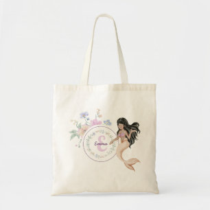 Tote Bag Monogramme de sirènes lunaires