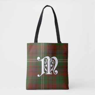 Tote Bag Monogramme de tartan de clan de Maguire